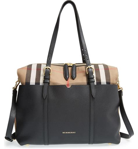 burberry check large diaper tote bag|burberry diaper bag nordstrom.